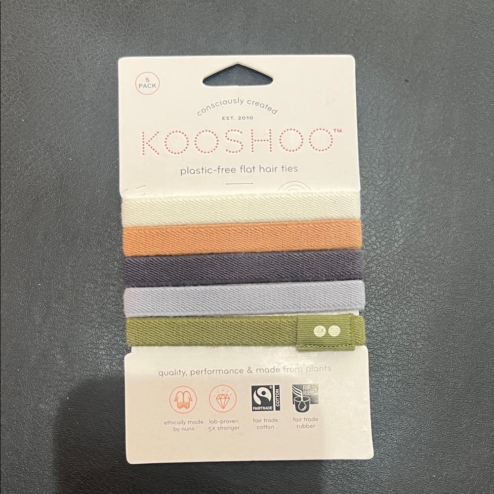 Plastic-Free Hair Ties - Multicolor Set